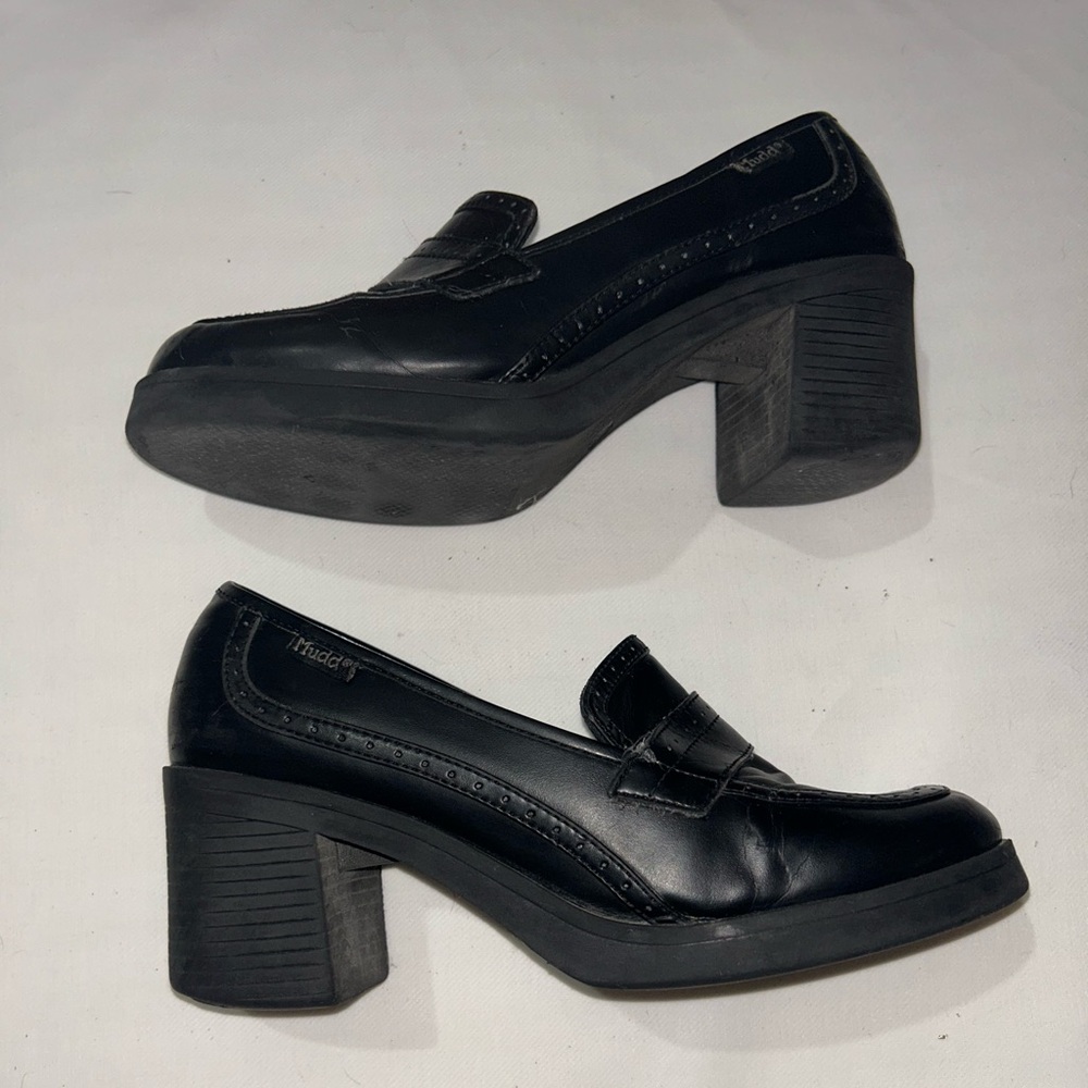 Vintage mudd platform loafers - Picture 2 of 14